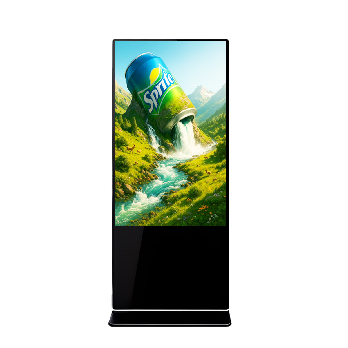 Màn hình quảng cáo chân đứng 32 inch viền 2cm