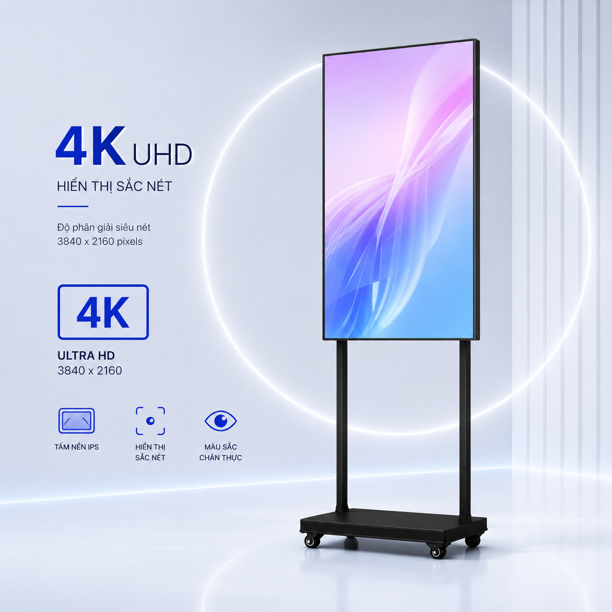 Ảnh 4 của Màn hình quảng cáo | Màn hình chân đứng 1000 nits 43 inch