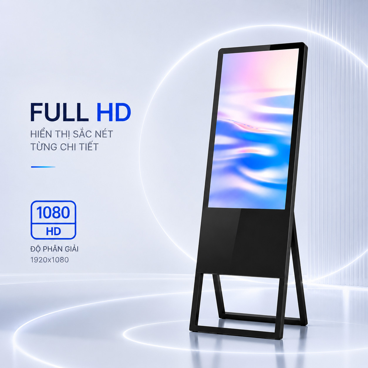 Ảnh 3 của Màn hình quảng cáo | Màn hình chân đứng chữ A 43 inch