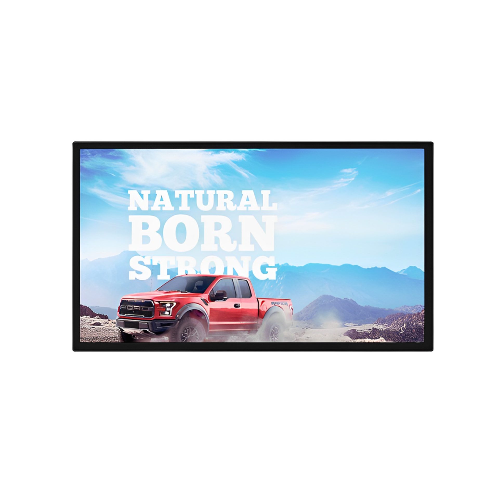 Màn hình quảng cáo treo tường 110 inch – viền 20mm 