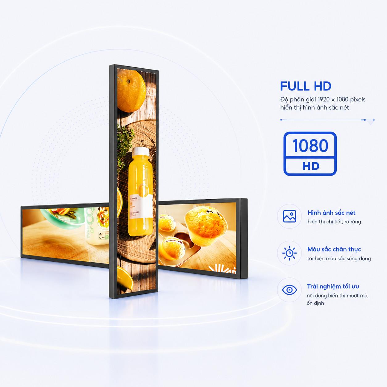 Ảnh 3 của Màn hình thanh dài 19 inch | Màn hình quảng cáo để bàn