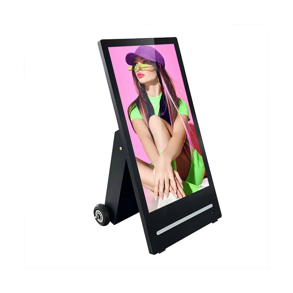 Màn hình chân đứng LCD chữ A ngoài trời 55 inch 